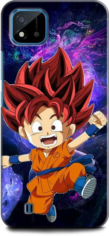 INDICRAFT Back Cover for Realme C11 2021, RMX3231 GOKU, DRAGON BALL Z, ANIME, SUPERSAIYAN, VEGETA, NARUTO  (Multicolor, Dual Protection, Pack of: 1)