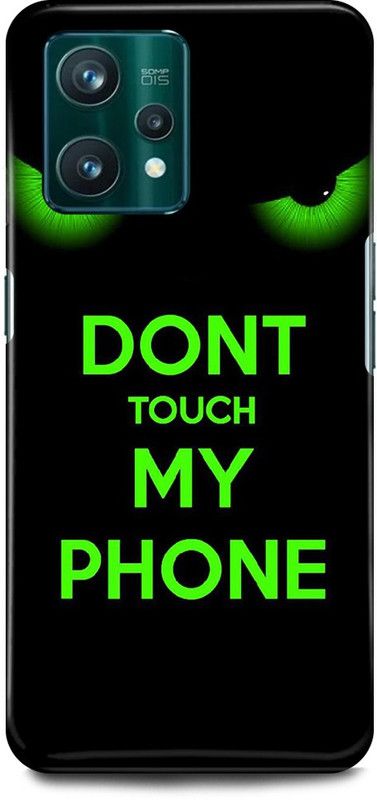 play fast Back Cover for OPPO A76, CPH2375 DON’T, TOUCH, MY, PHONE  (Green, Hard Case, Pack of: 1)