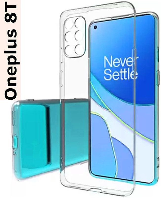 stroxy Back Cover for Oneplus 8T  (Transparent, Dual Protection, Silicon, Pack of: 1)
