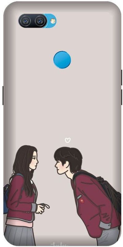 Vinsmoke Back Cover for Realme 2  (Purple, Grey, Pack of: 1)