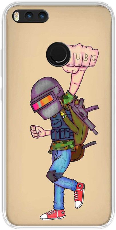 SWAGMYCASE Back Cover for Mi A1  (Multicolor, Silicon)