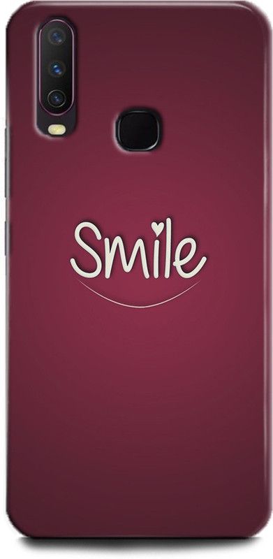 INDICRAFT Back Cover for Vivo Y17, Vivo 1902, smile, Printed  (Multicolor, Shock Proof, Pack of: 1)