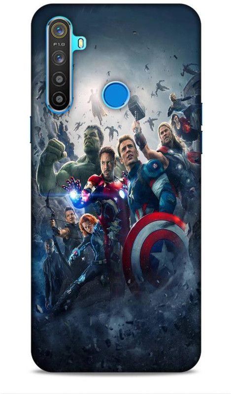 Coverland Back Cover for Realme 5, Realme 5s, Realme 5i, Realme Narzo 10  (Multicolor, Waterproof)