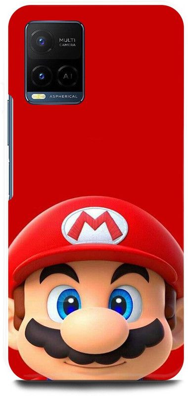 JUGGA Back Cover for Vivo Y33T, V2146, SUPER, MARIO, BROS, GAME  (Red, Hard Case, Pack of: 1)