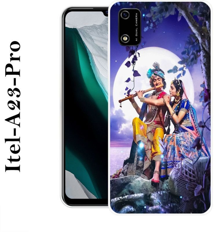 KLC Back Cover for Itel A23 Pro  (Multicolor, Silicon)