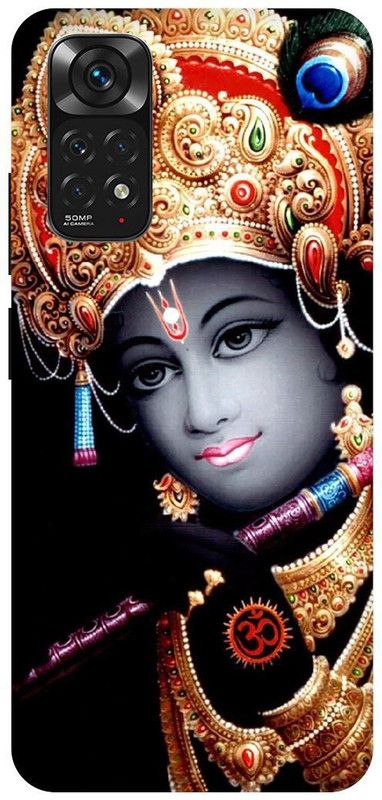 THE NARAYANA COLLECTIONS Back Cover for REDMI NOTE 11-KARSHNA,KANAHIYA,KRISHNA,SHYAM  (Multicolor, Hard Case, Pack of: 1)