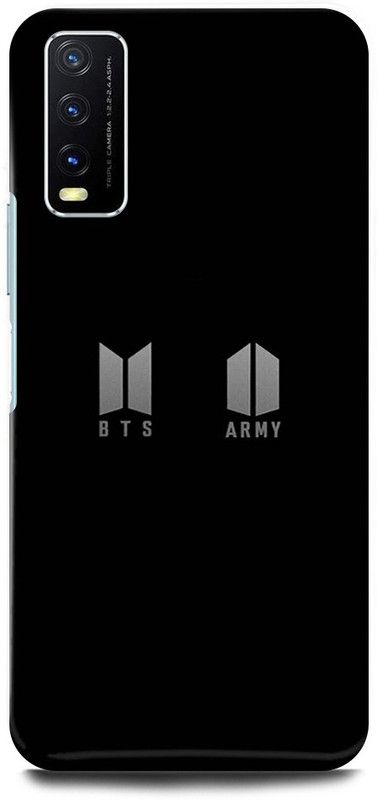 play fast Back Cover for Vivo Y20A, v2054 BTS, ARMY, LOVE, MUSIC, KOREAN, SINGERS  (Black, Hard Case, Pack of: 1)