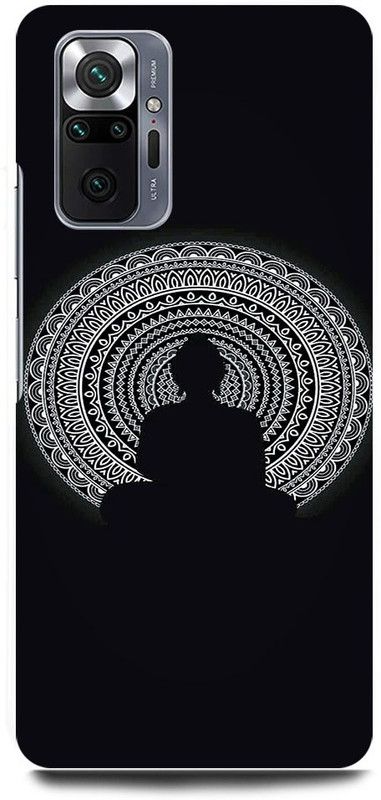FRONK Back Cover for REDMI Note 10 Pro Max, GAUTAM, BUDDHA, LORD, NAMO, BUDDHAYE  (Black, Hard Case, Pack of: 1)