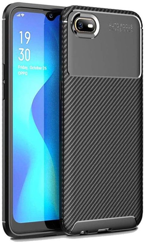 FITSMART Back Cover for Realme C2 (6.1")  (Black, Pack of: 1)