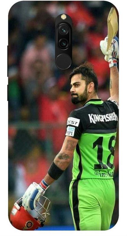 SSMORYA Back Cover for Mi Redmi 8 Virat Kohil Printed Back Cover  (Multicolor, Waterproof, Pack of: 1)