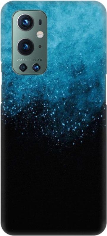 COBIERTAS Back Cover for Oneplus 9 PRO  (Black, Blue, Hard Case)