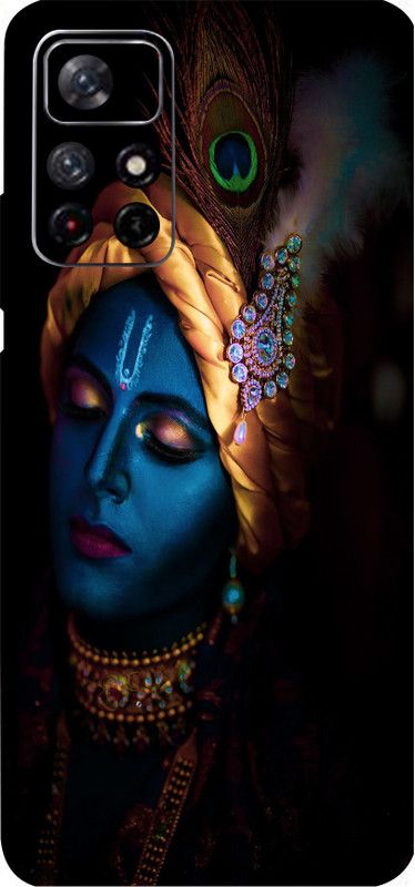 AsSkin Redmi Note 11T, redmi note 11t, mi note 11t Mobile Skin  (Ultra Super Enlightened Krishna With High Matte Finish.)