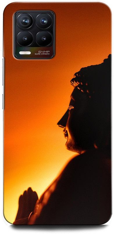 GRAFIQE Back Cover for Realme 8 Pro RMX3081 GAUTAMA BUDDHA, GOD, LORD, ABSTRACT ART, PANTING  (Multicolor, Shock Proof, Pack of: 1)