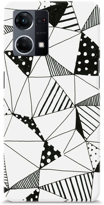 Mast Kalandar Back Cover for OPPO F21 Pro  (Black, White, Hard Case, Pack of: 1)