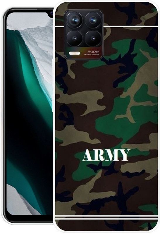 vaidik Back Cover for Realme 8 Pro  (Multicolor, Dual Protection, Silicon, Pack of: 1)
