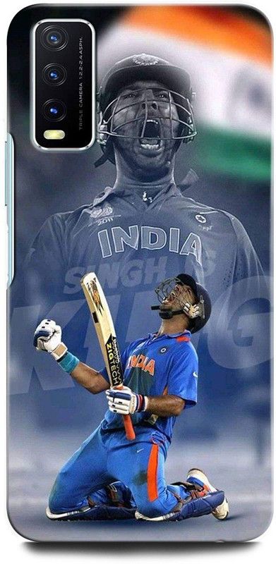 ORBIQE Back Cover for Vivo Y20 V2029 KL RAHUL, INDIA, CRICKET, PLAYER, SPORTS, CAPTAIN  (Multicolor, Shock Proof, Pack of: 1)