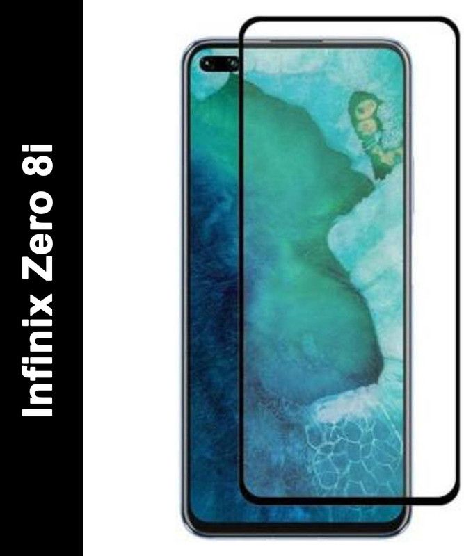 SRT Edge To Edge Tempered Glass for Infinix Zero 8i  (Pack of 1)