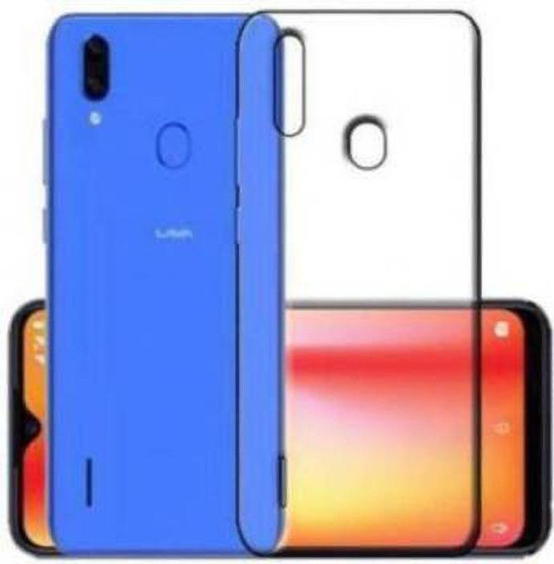 Allit Back Cover for Lava Z71, ID196  (Transparent, Shock Proof, Silicon, Pack of: 1)