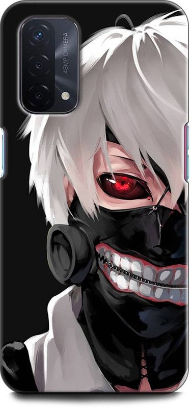 Afterglow Back Cover for Oppo A74 5G TOKYO GHOUL, KENEKI, ANIME, GHOUL, SUPERPOWER, HEROS, SKULL, DARK  (Multicolor, Shock Proof, Pack of: 1)