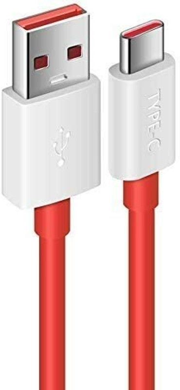 Shubhtraders USB Type C Cable 6.5 A 1.00206999999997 m Copper Braiding 18 watt type c charger samsung  (Compatible with data cable for redmi note 7 pro, Red, One Cable)