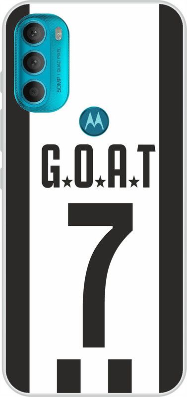 LoveCase Back Cover for Motorola Moto G71 5G  (Black, White, Silicon, Pack of: 1)