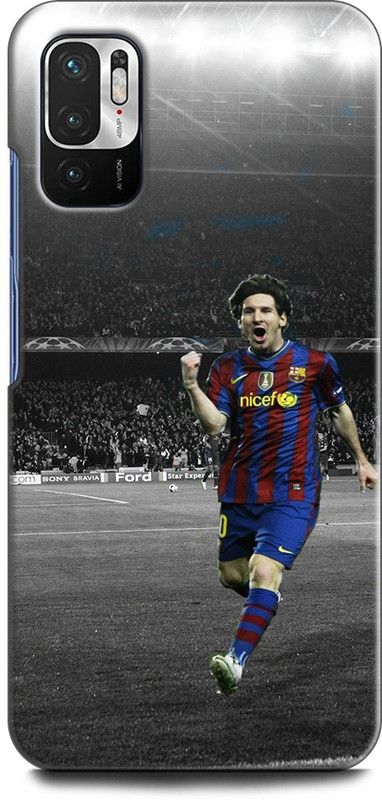Afterglow Back Cover for Redmi Note 10T 5G LIONE MESSI, FOOTBALL, MESSI 10, BARCELONA, JERSEY, SPORTS  (Multicolor, Shock Proof, Pack of: 1)