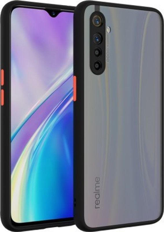 Cermarise Back Cover for Realme XT  (Black, Camera Bump Protector, Pack of: 1)