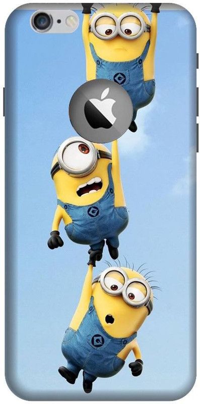 BYXIS Back Cover for iphone 6 cut minions, Cute, funny, cartoon, Minions cute, cute  (Multicolor, Shock Proof, Pack of: 1)