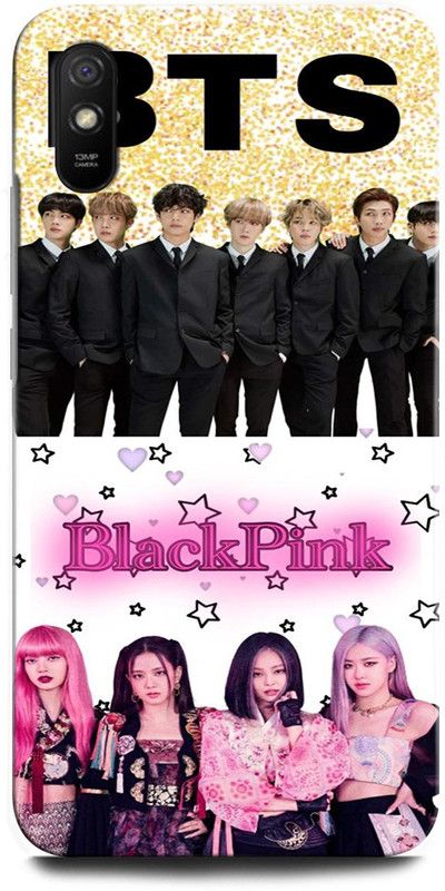 ORBIQE Back Cover for Redmi 9A M2006C3LI BTS, BLACKPINK, SINGER, DANCE, MUSIC, BTS BLACKPINK, KOREAN  (Multicolor, Shock Proof)