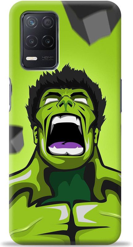 Loffar Back Cover for Realme Narzo 30 5G  (Green, Shock Proof, Pack of: 1)