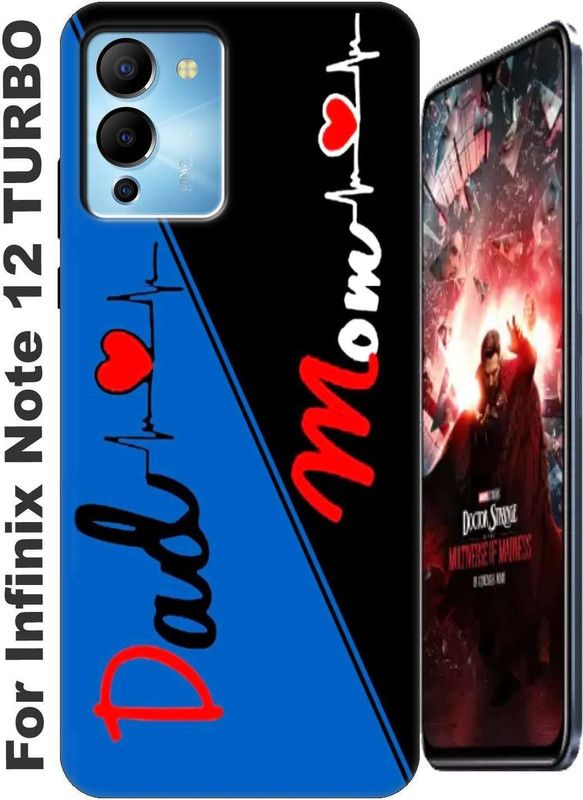 Burdak Back Cover for Infinix Note 12 Turbo 2681  (White, Dual Protection, Silicon, Pack of: 1)