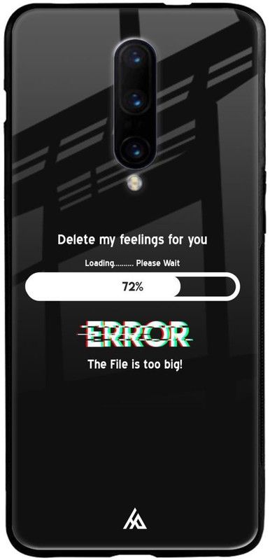 Hocopoco Back Cover for OnePlus 7 Pro  (Black, White, Grip Case, Silicon, Pack of: 1)