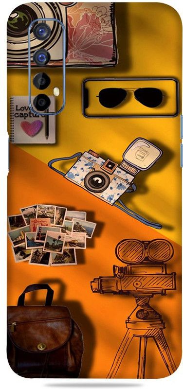 Gizmo Wraps Realme 7, Photography Art Mobile Skin  (Multicolor)