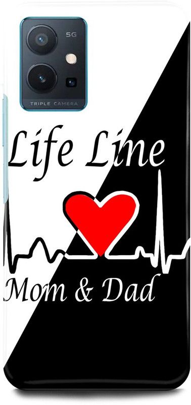 JUGGA Back Cover for OPPO K10, CPH2373, LIFE, LINE, MOM, DAD, LOVE  (Multicolor, Hard Case, Pack of: 1)
