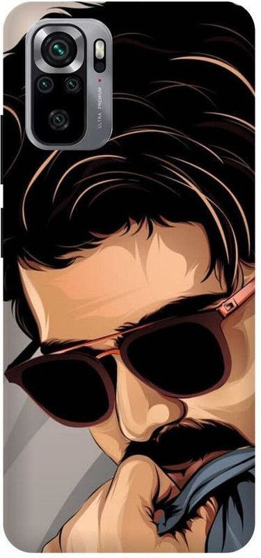 DIKRO Back Cover for REDMI Note 10, VIJAY, THALAPATHY, SOUTH, ACTOR, HERO, MASTER  (Black, Hard Case, Pack of: 1)