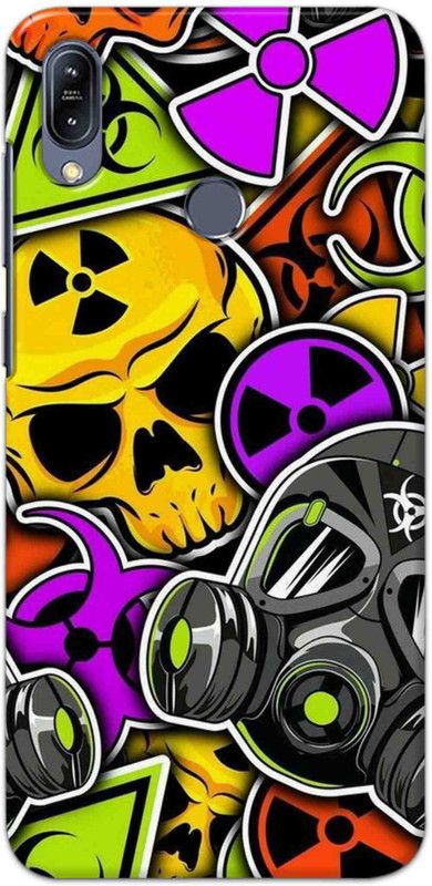 NDCOM Back Cover for Asus ZenFone Max M2 Graffiti illustration Printed  (Multicolor, Hard Case, Pack of: 1)