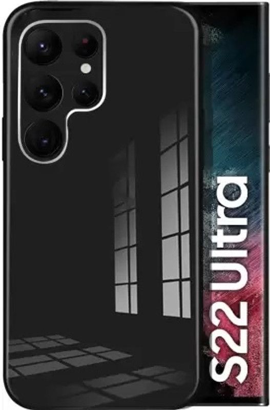 Urban India Back Cover for Samsung Galaxy S22 Ultra  (Black, Shock Proof, Pack of: 1)