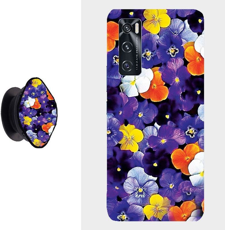 SPBR Back Cover for Vivo V20 SE  (Multicolor, Cases with Holder)