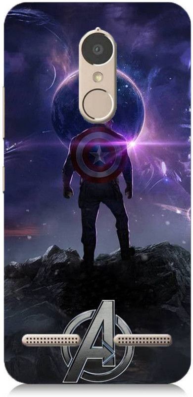 NDCOM Back Cover for Lenovo K6 Power Avengers End Game Captain America Printed  (Multicolor, Hard Case, Pack of: 1)