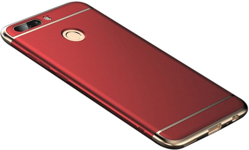 Coverage Back Cover for Honor 8 Pro  (Red, Pack of: 1)