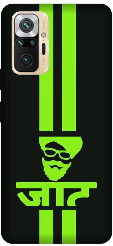 GRAFIQE Back Cover for REDMI Note 10 Pro M2101K6P JAT, JATT, BLACK, CHOUDHARY, HUKAA, SWAG  (Multicolor, Shock Proof)
