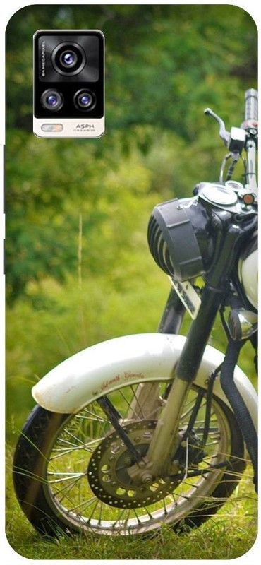 UMPRINT Back Cover for Vivo V20/V2025 Royal Enfield Classic Bike Printed Back Cover  (Multicolor, Hard Case, Pack of: 1)