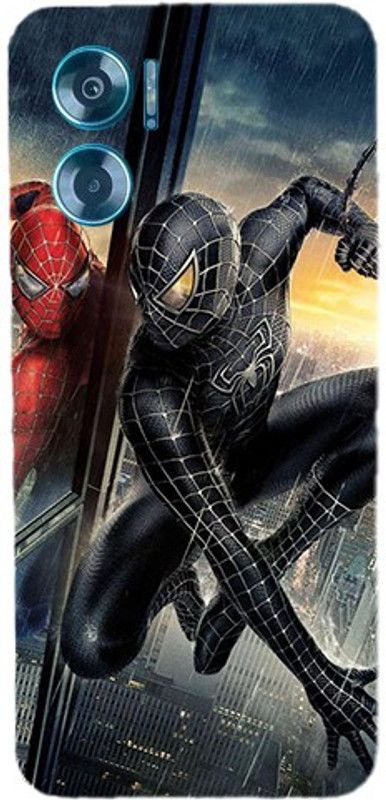 TJ CREATION Xiaomi Redmi 11 Prime 5G Mobile Skin  (Ultra Super Black Spider Men Skin With High Matte Finish.)