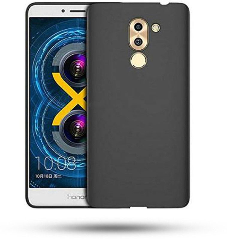Stunny Back Cover for Honor 6X  (Black, Grip Case, Pack of: 1)
