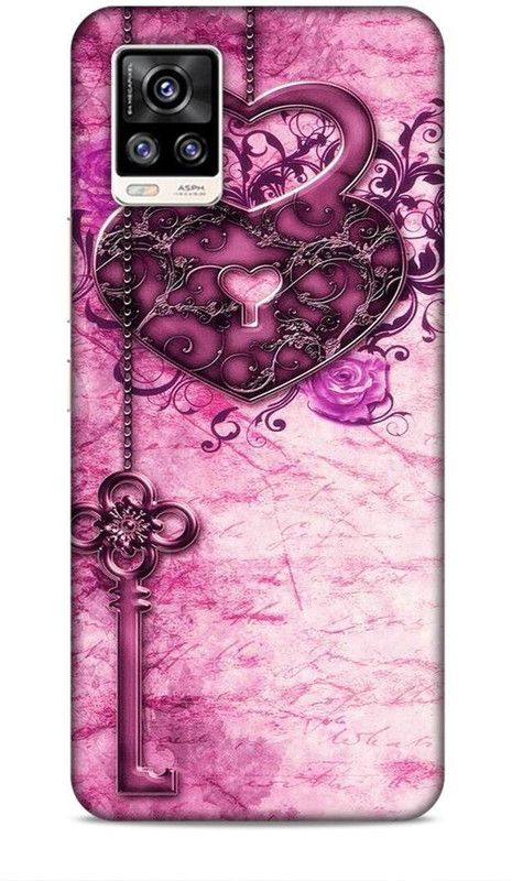 Printastic Back Cover for Vivo V20  (Purple, Waterproof)