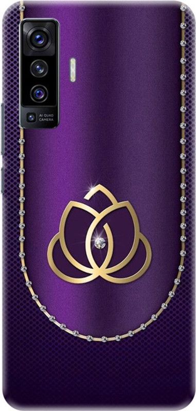 PNBEE Back Cover for Vivo X50  (Purple, Hard Case, Pack of: 1)