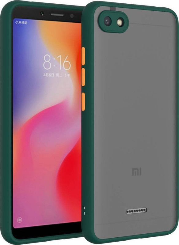 AOnes Back Cover for Mi Redmi 6A  (Green, Cases with Holder, Pack of: 1)