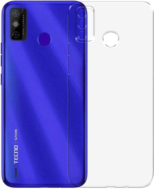Allit Back Cover for Tecno Spark GO Plus(2020), ID176  (Transparent, Dual Protection, Silicon, Pack of: 1)