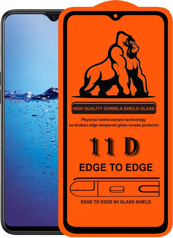 Forego Edge To Edge Tempered Glass for Oppo F9  (Pack of 1)