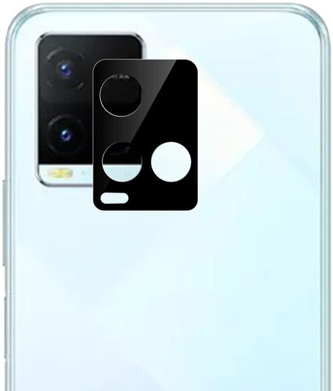 Transparent Back Camera Lens Glass Protector for Vivo Y21 2021  (Pack of: 2)